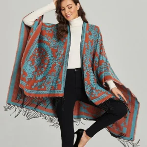 Poncho Indien Femme