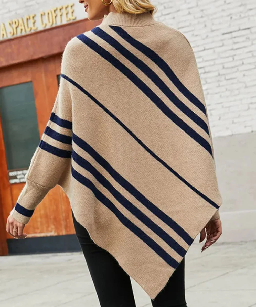 Poncho Kaki Femme – Image 3