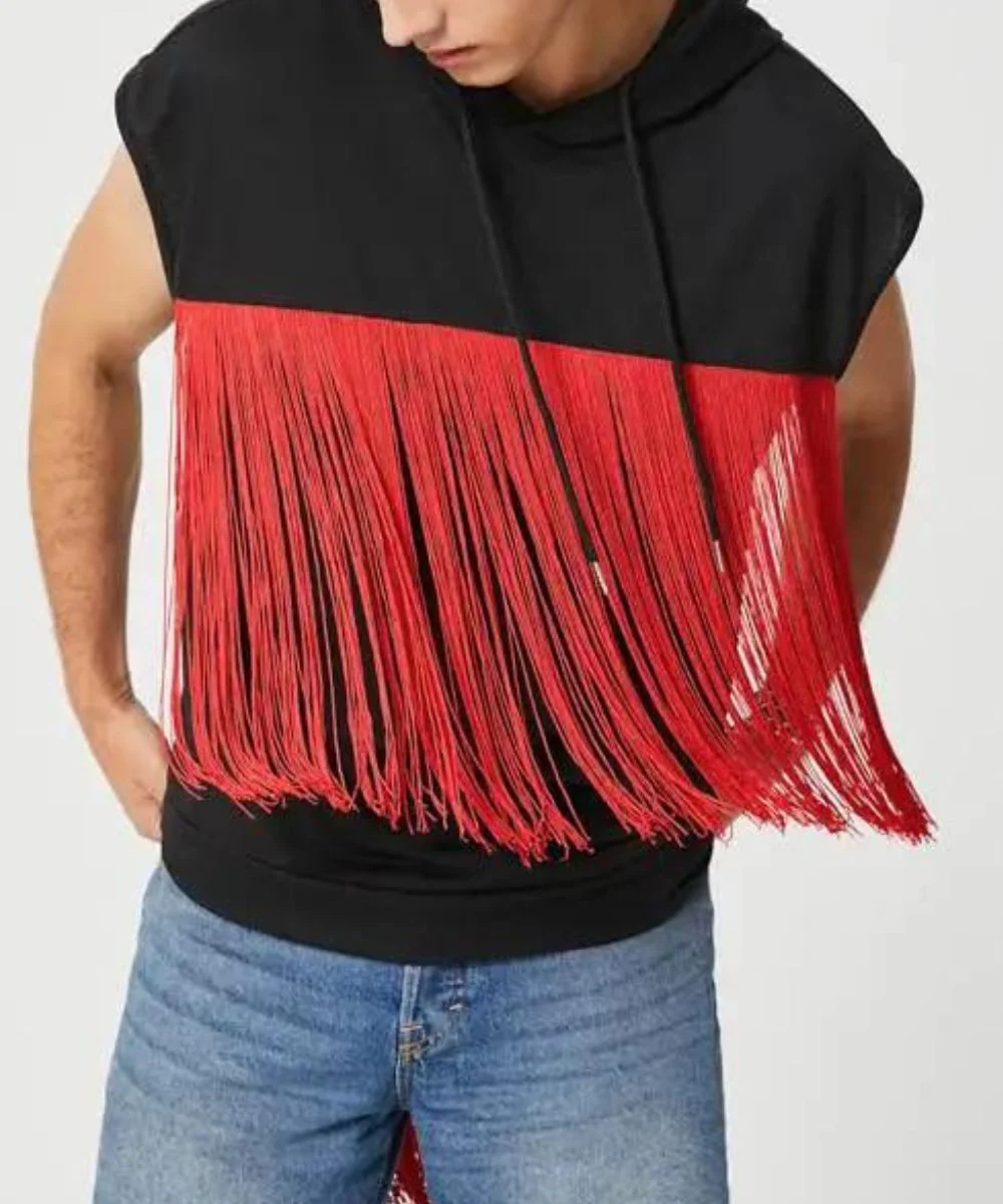 Poncho Laine Homme