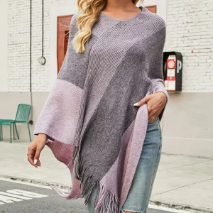 Poncho Moderne Femme