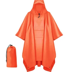 Poncho Pluie Orange
