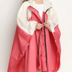 poncho pluie rose