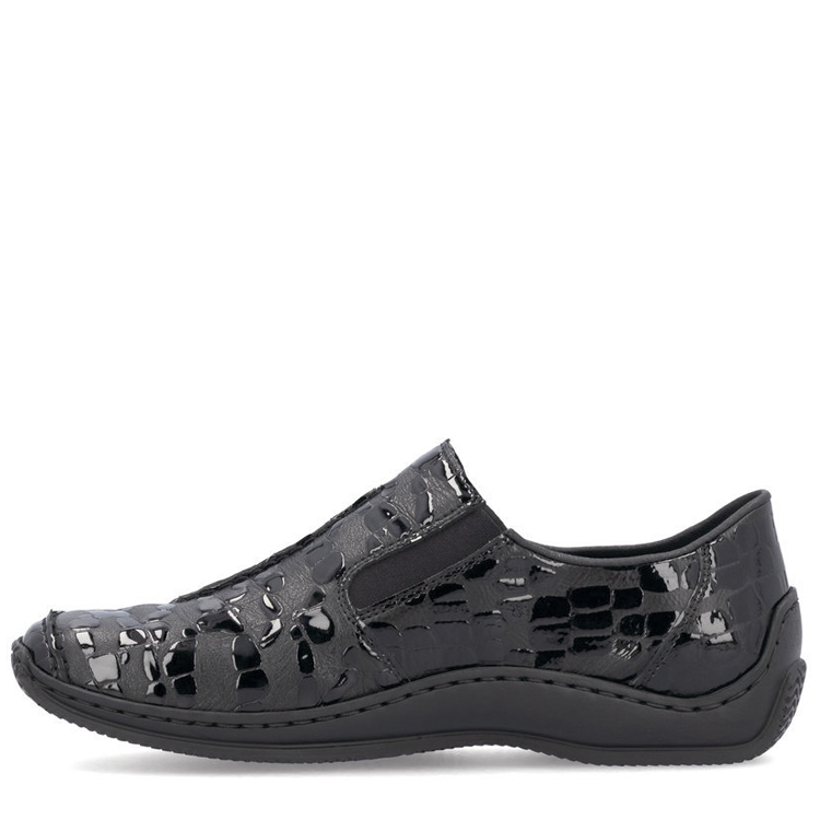 Rieker L1751-02 | NOIR VERNI – Image 2