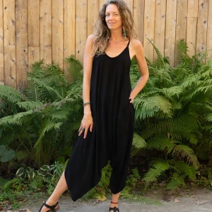 Salopette Sarouel bretelles Spaghetti