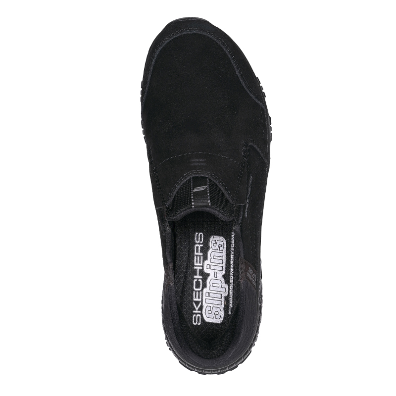 Skechers Hillcrest-Sunap | SUÈDE NOIR – Image 4