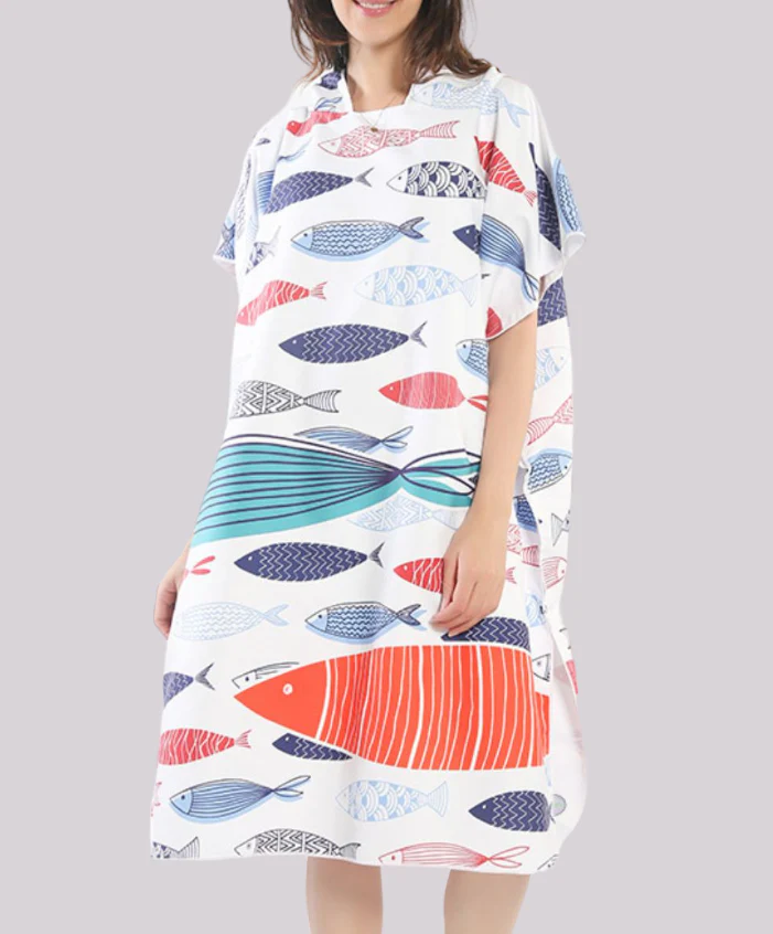 Surf Poncho Femme