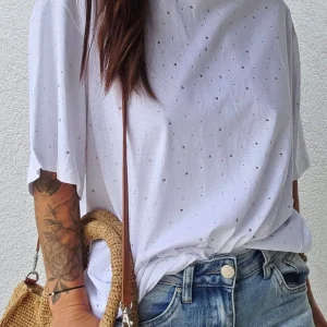 Tee shirt loose NINA blanc