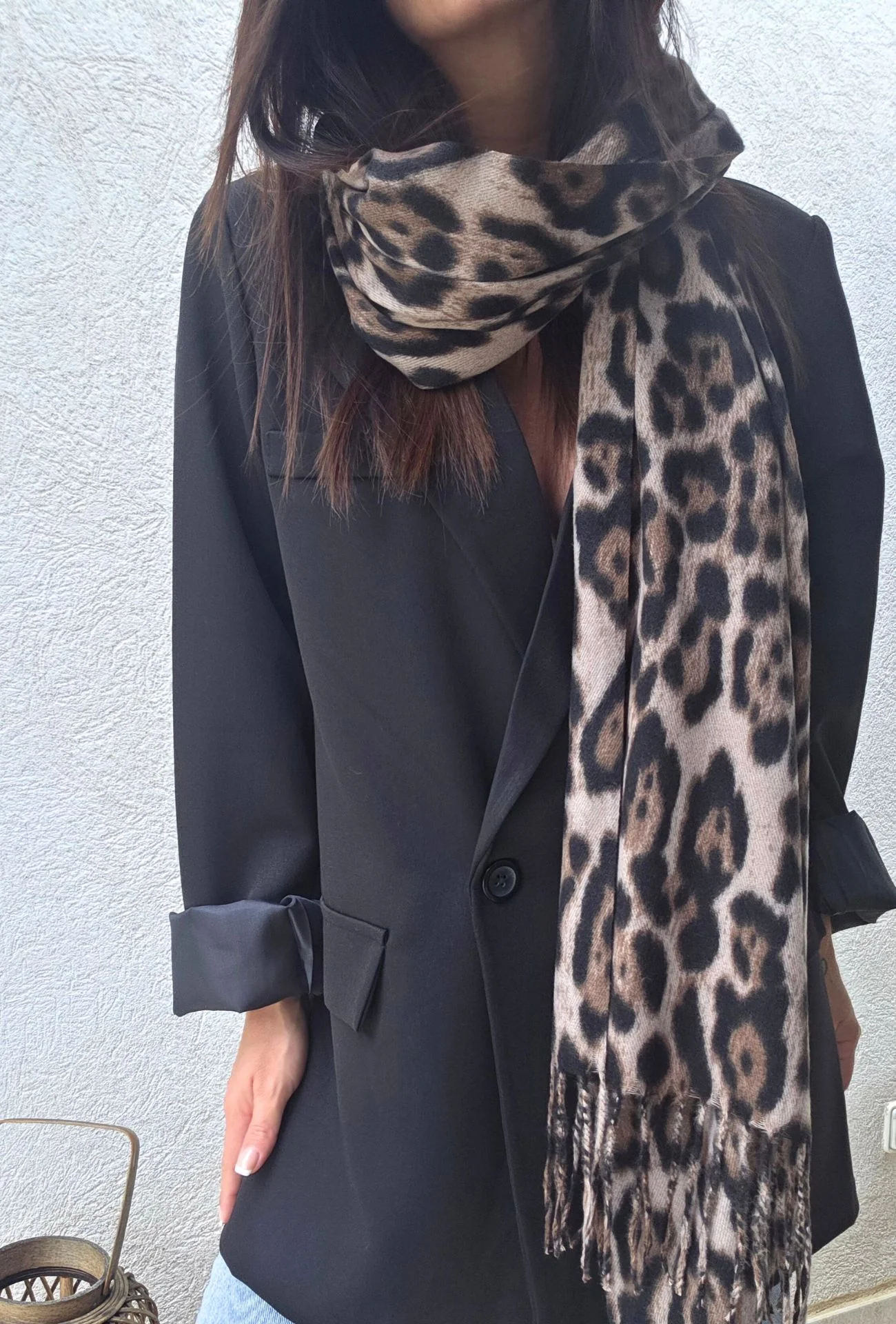 Écharpe VANÉ léopard – Image 2