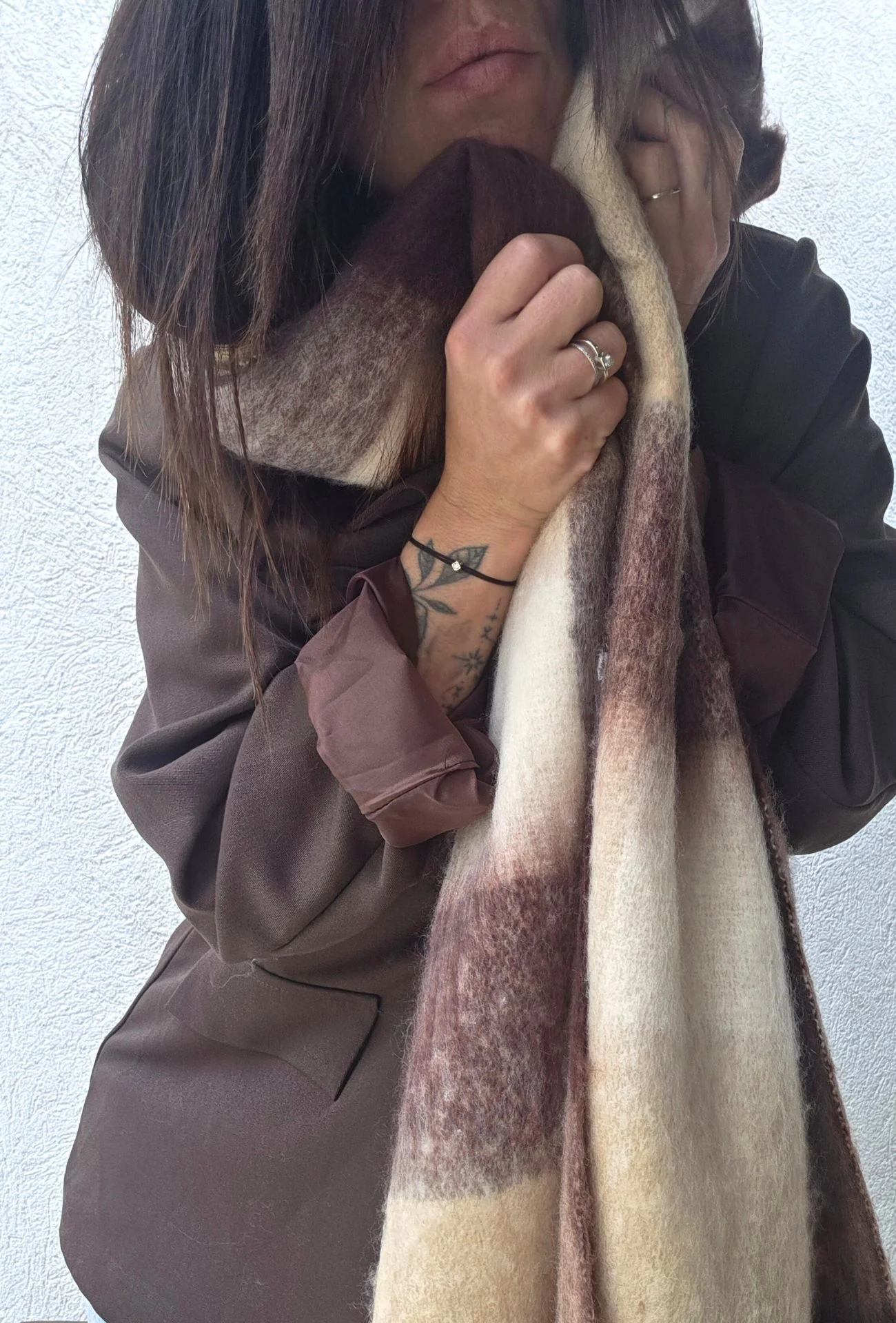 Écharpe MELINA marron