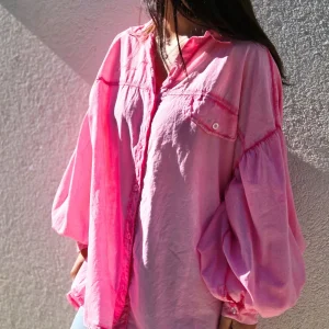 Chemise oversize NORA rose