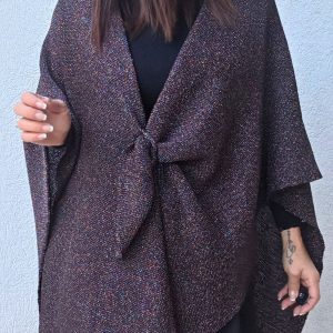 Gilet paillettes CLARA noir