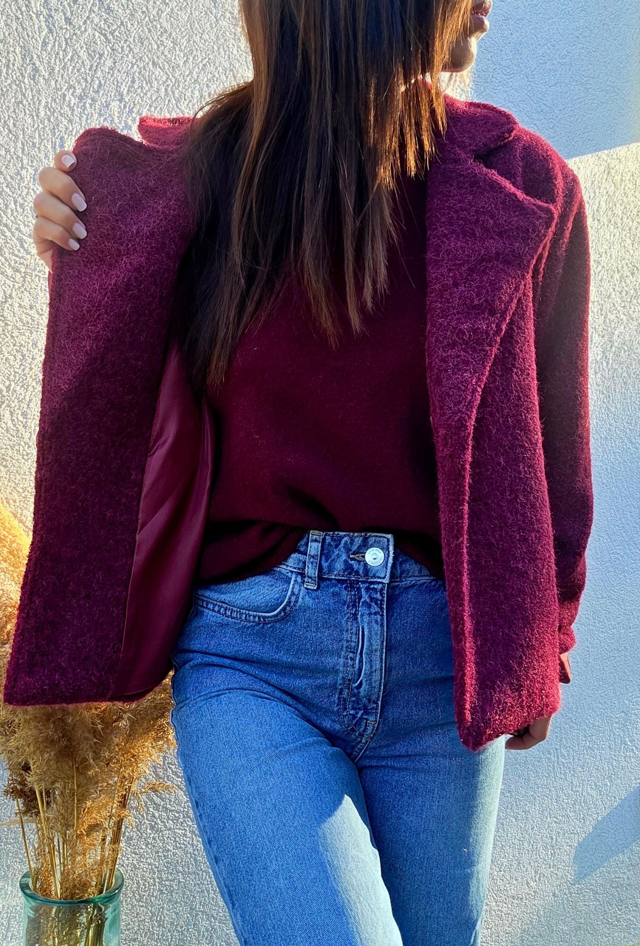 Veste PALOMA bordeaux – Image 2