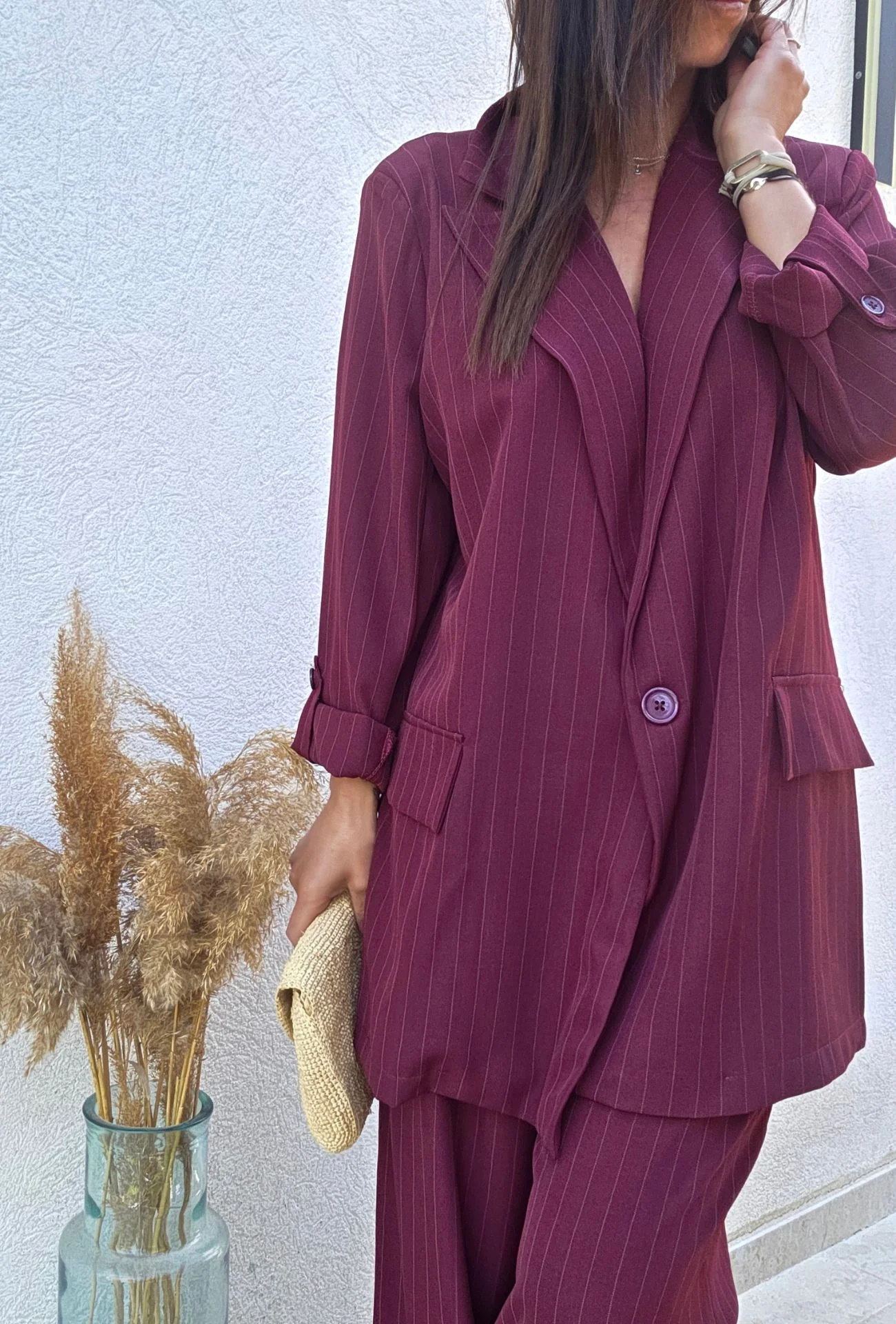 Ensemble BILLIE bordeaux – Image 2