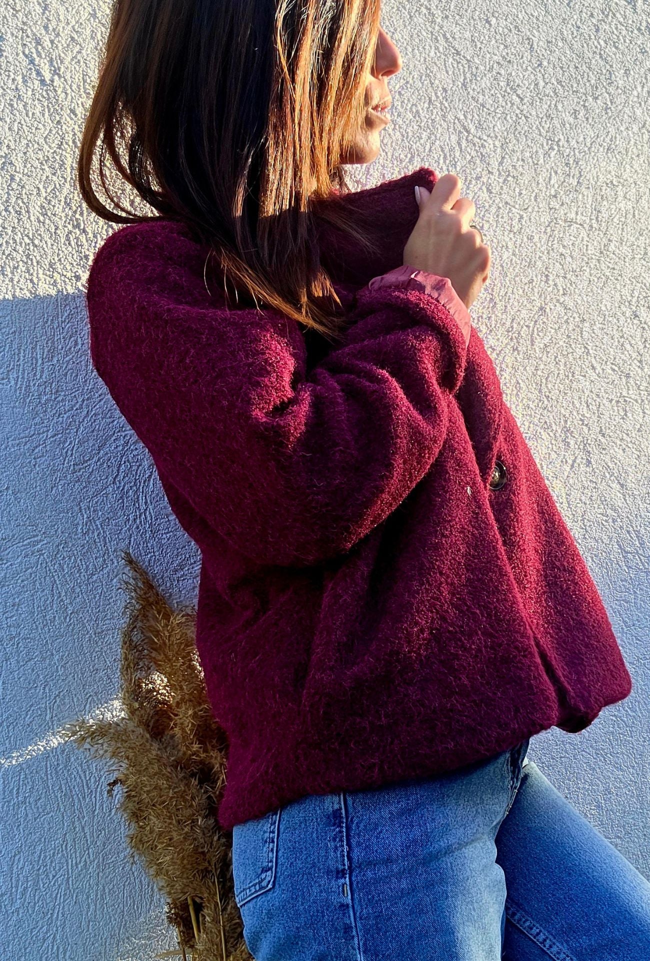 Veste PALOMA bordeaux – Image 3