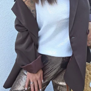 Pantalon MAÉ Marron bronze