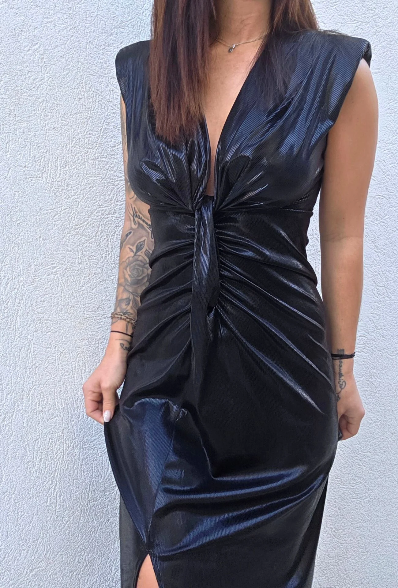 Robe longue Ivy noir – Image 4