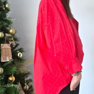 Chemise NINA rouge